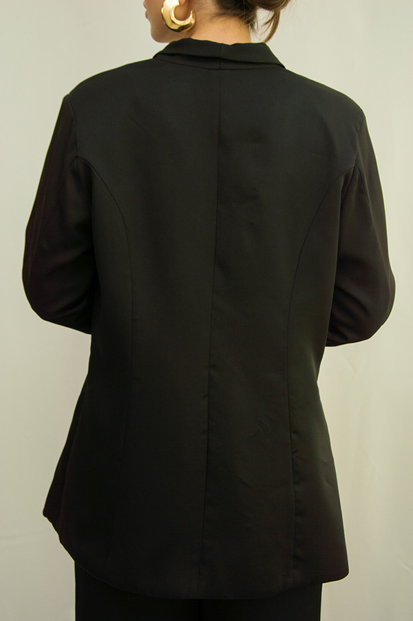 Conjunto Essência 02 pecas blazer e calça preto - Imagem 3