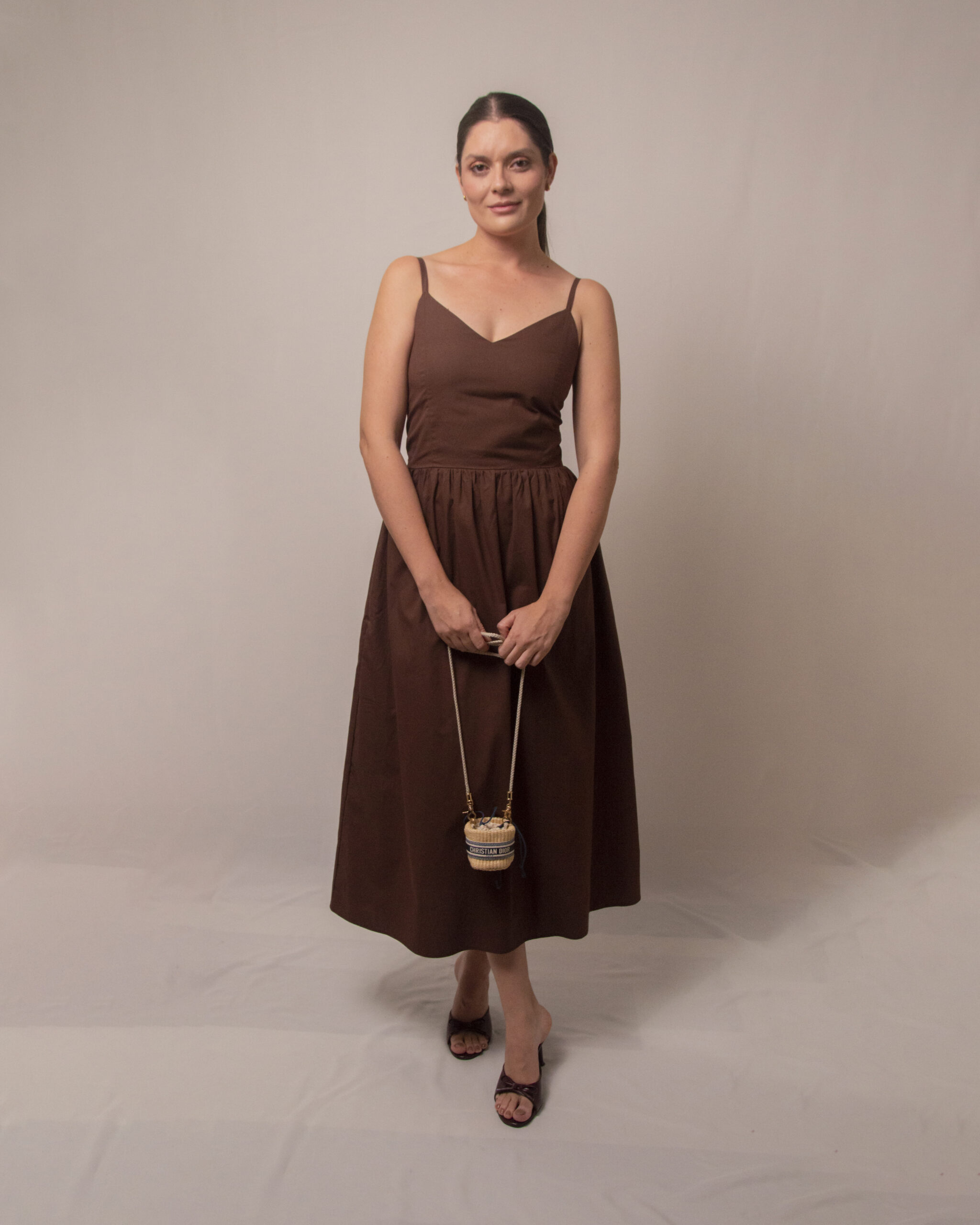 Vestido Essenza Marrom